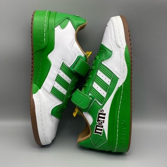 Adidas Originals Forum '84 Low 'Green' x M&Ms Men's Sneakers   -   Size: 7 - Picture 8 of 14